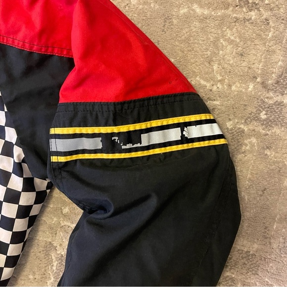 Vintage Mac Tools Racing Bomber Jacket - Checkered Flag Patterns - Men’s XXL - Picture 7 of 16